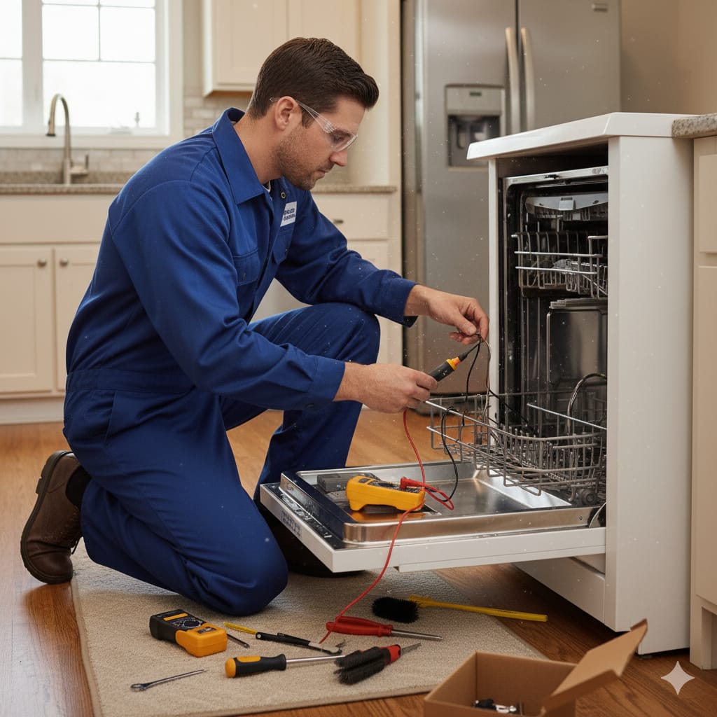 مركز صيانة غسالات الأطباق ويرلبول – دعم فني موثوق